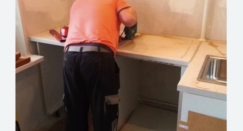 Сборка кухонного гарнитура. Университет